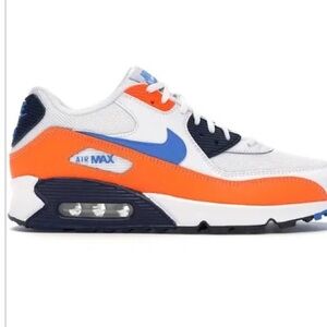 Nike Air Max with Orange and Blue Accents